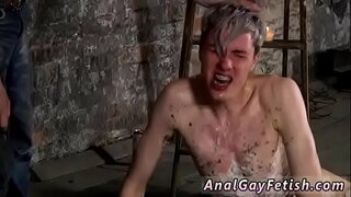 Free gay twinks tied up bondage tube and movie xxx His shaft is